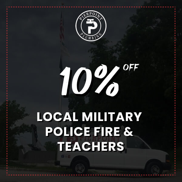 10% Local Military, Police fire and Teacher Discount